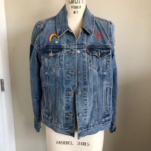 Levi's California Dreamin embroidered denim jacket